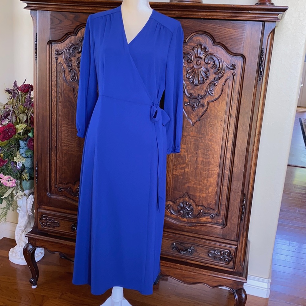 Investments navy dress size 8 NWT